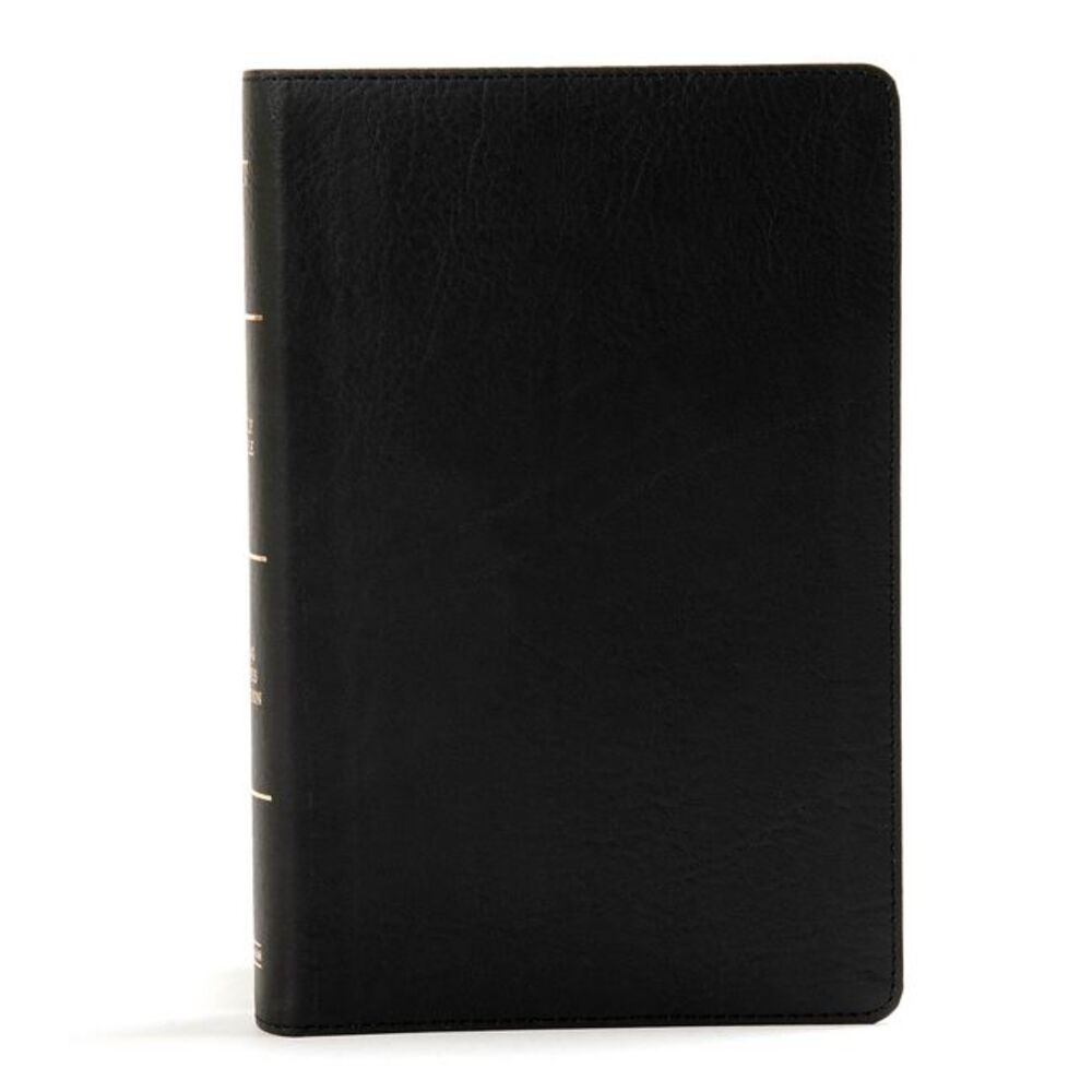 KJV Large Print Personal Size Reference Bible, Black Leathertouch -- Holman Bibl